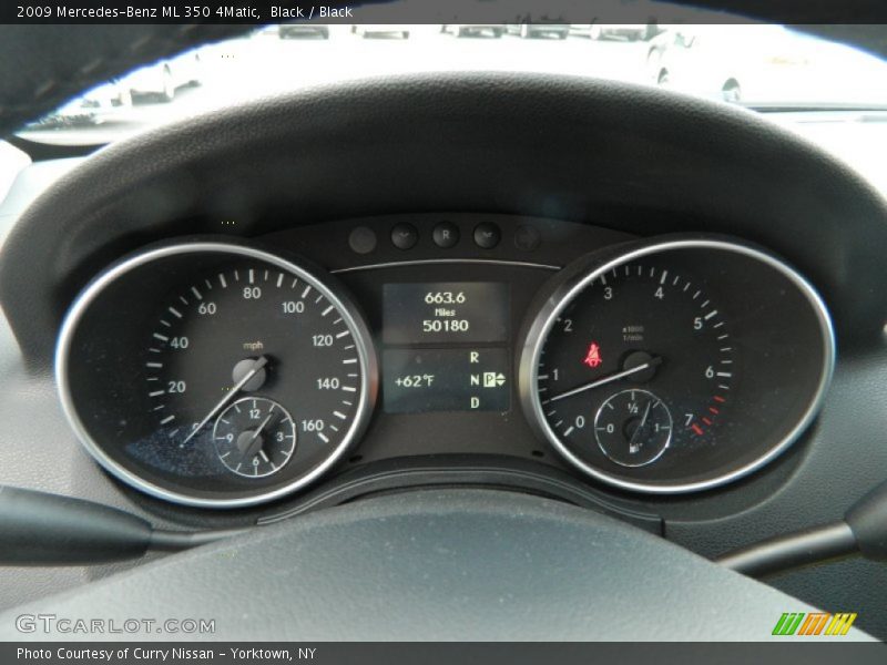 Black / Black 2009 Mercedes-Benz ML 350 4Matic