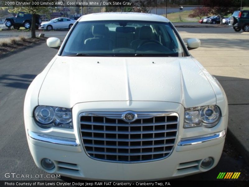 Cool Vanilla White / Dark Slate Gray 2008 Chrysler 300 Limited AWD