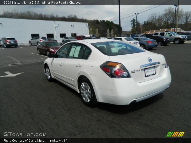 Winter Frost Pearl / Charcoal 2009 Nissan Altima 2.5 S