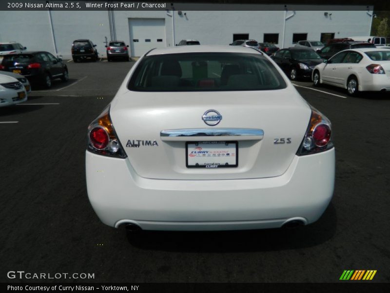 Winter Frost Pearl / Charcoal 2009 Nissan Altima 2.5 S
