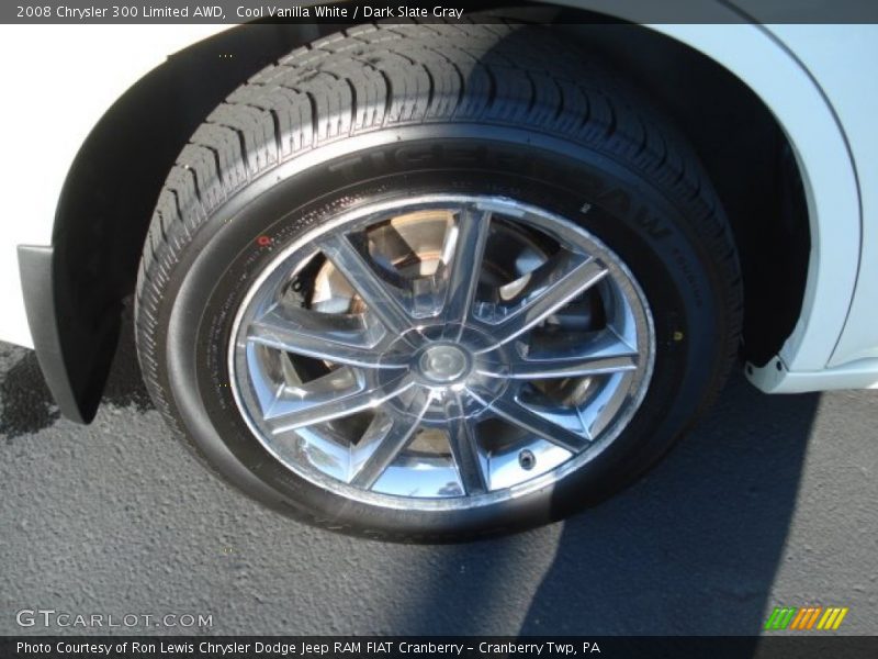 Cool Vanilla White / Dark Slate Gray 2008 Chrysler 300 Limited AWD