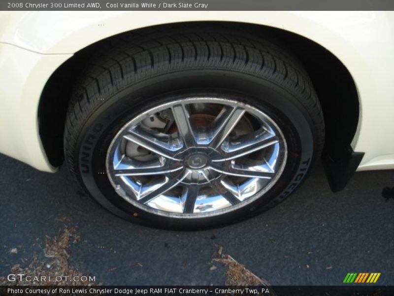Cool Vanilla White / Dark Slate Gray 2008 Chrysler 300 Limited AWD