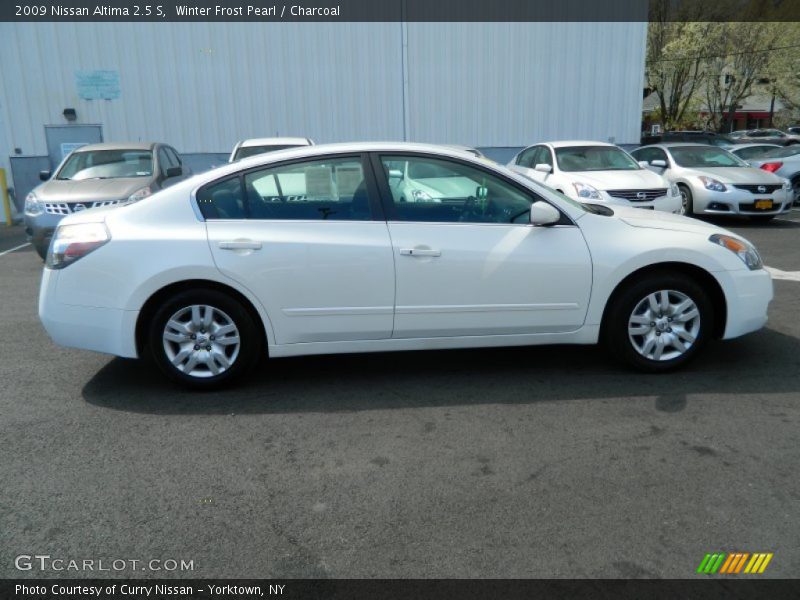 Winter Frost Pearl / Charcoal 2009 Nissan Altima 2.5 S