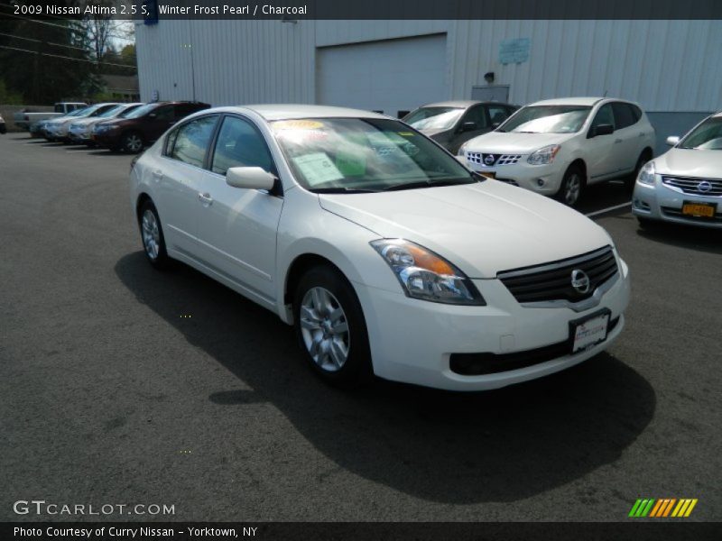 Winter Frost Pearl / Charcoal 2009 Nissan Altima 2.5 S