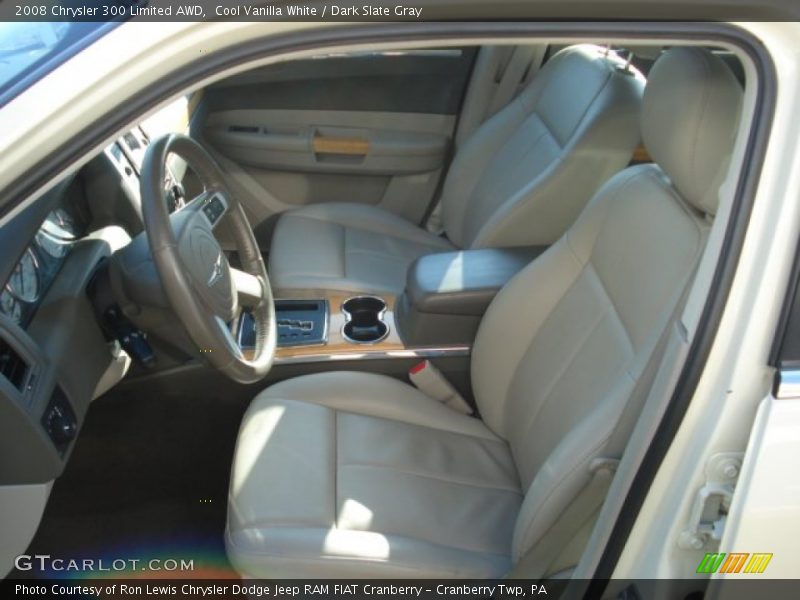 Cool Vanilla White / Dark Slate Gray 2008 Chrysler 300 Limited AWD