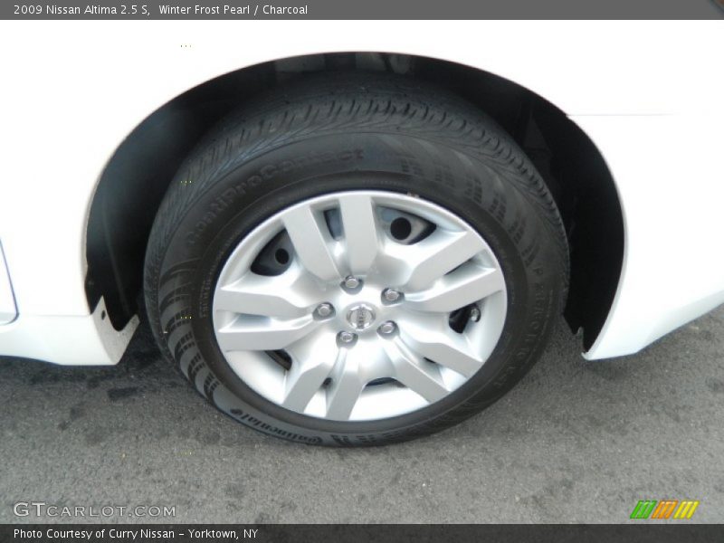 Winter Frost Pearl / Charcoal 2009 Nissan Altima 2.5 S