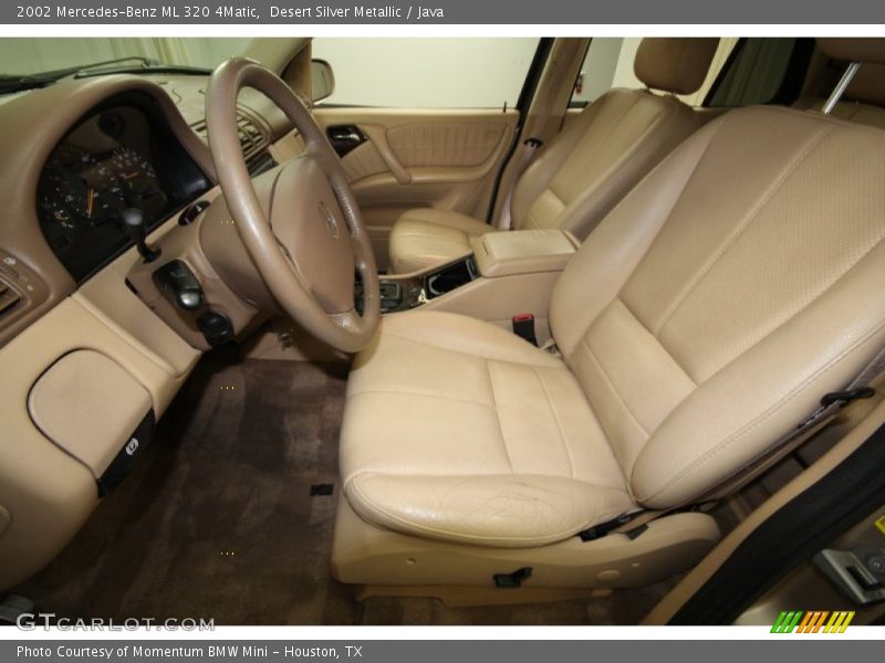 Desert Silver Metallic / Java 2002 Mercedes-Benz ML 320 4Matic