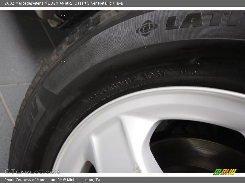 Desert Silver Metallic / Java 2002 Mercedes-Benz ML 320 4Matic