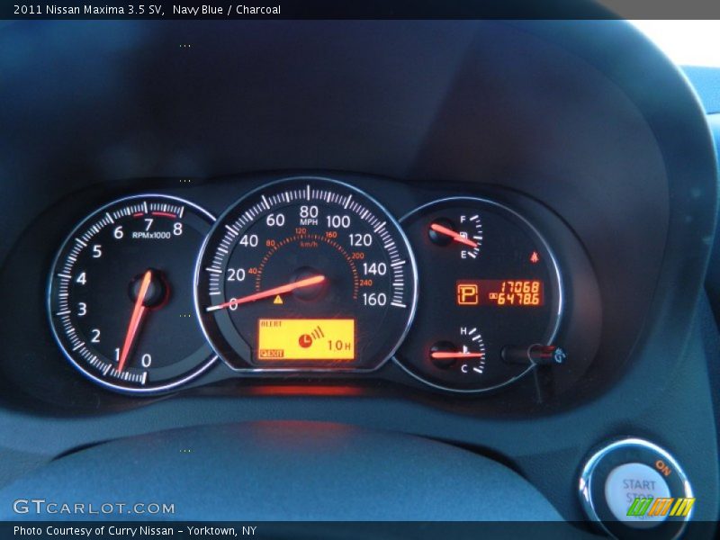 Navy Blue / Charcoal 2011 Nissan Maxima 3.5 SV
