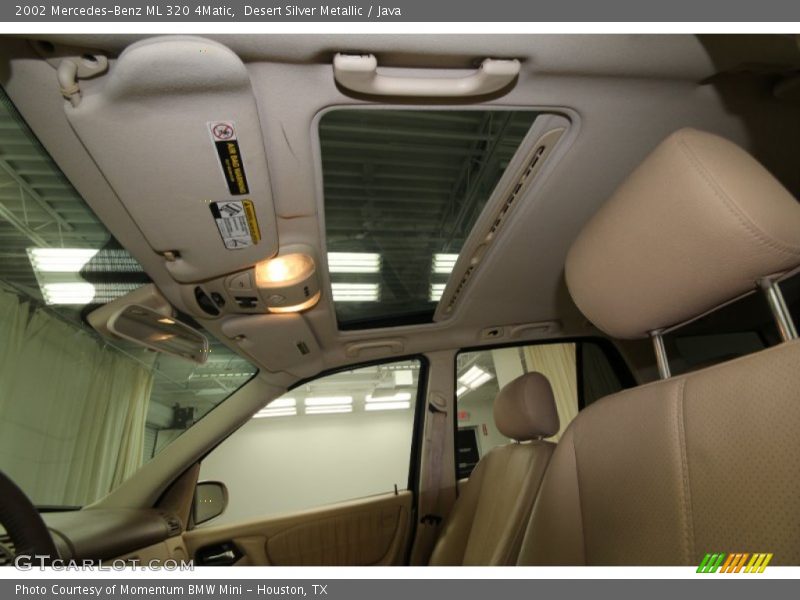 Desert Silver Metallic / Java 2002 Mercedes-Benz ML 320 4Matic