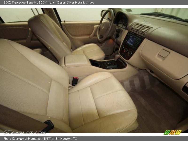 Desert Silver Metallic / Java 2002 Mercedes-Benz ML 320 4Matic
