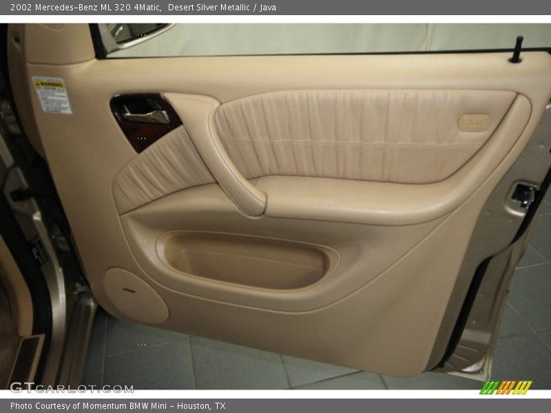 Desert Silver Metallic / Java 2002 Mercedes-Benz ML 320 4Matic