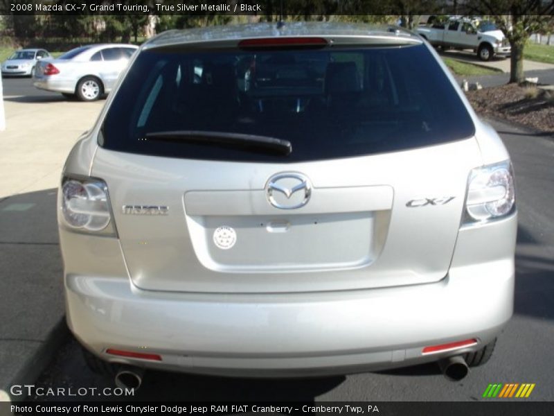 True Silver Metallic / Black 2008 Mazda CX-7 Grand Touring