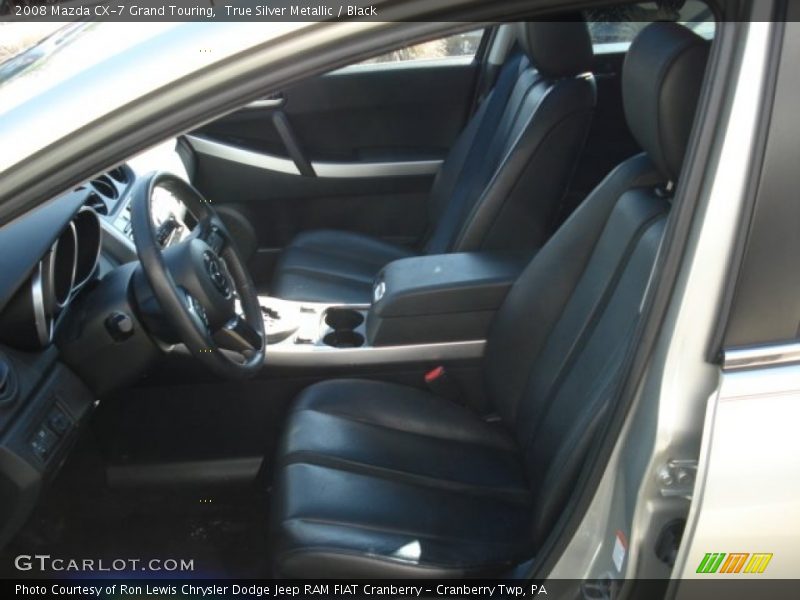 True Silver Metallic / Black 2008 Mazda CX-7 Grand Touring