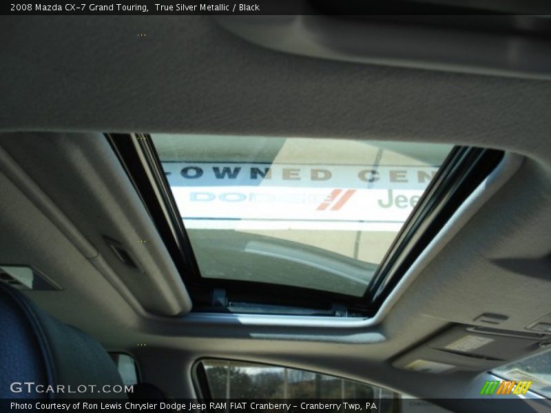 True Silver Metallic / Black 2008 Mazda CX-7 Grand Touring