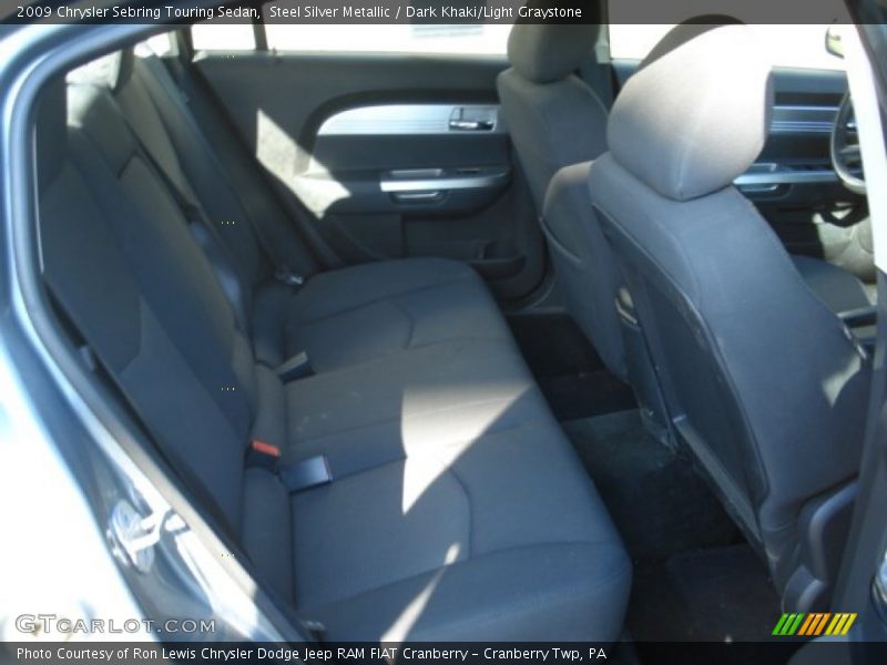 Steel Silver Metallic / Dark Khaki/Light Graystone 2009 Chrysler Sebring Touring Sedan