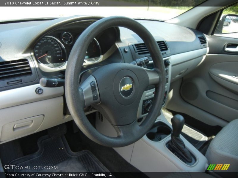 Summit White / Gray 2010 Chevrolet Cobalt LT Sedan