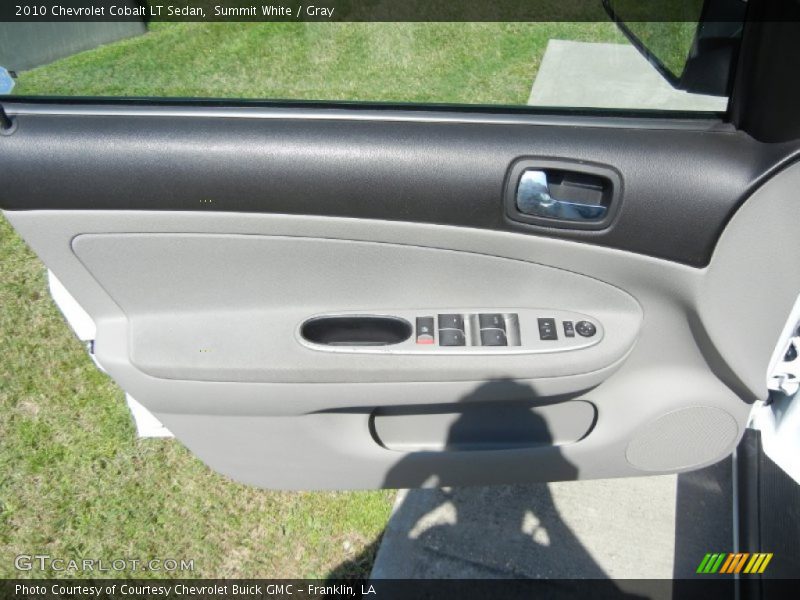 Summit White / Gray 2010 Chevrolet Cobalt LT Sedan