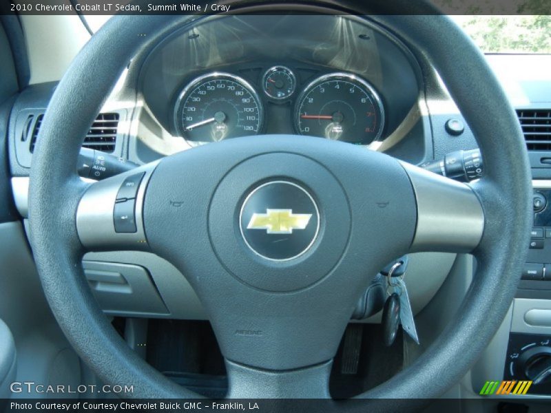 Summit White / Gray 2010 Chevrolet Cobalt LT Sedan