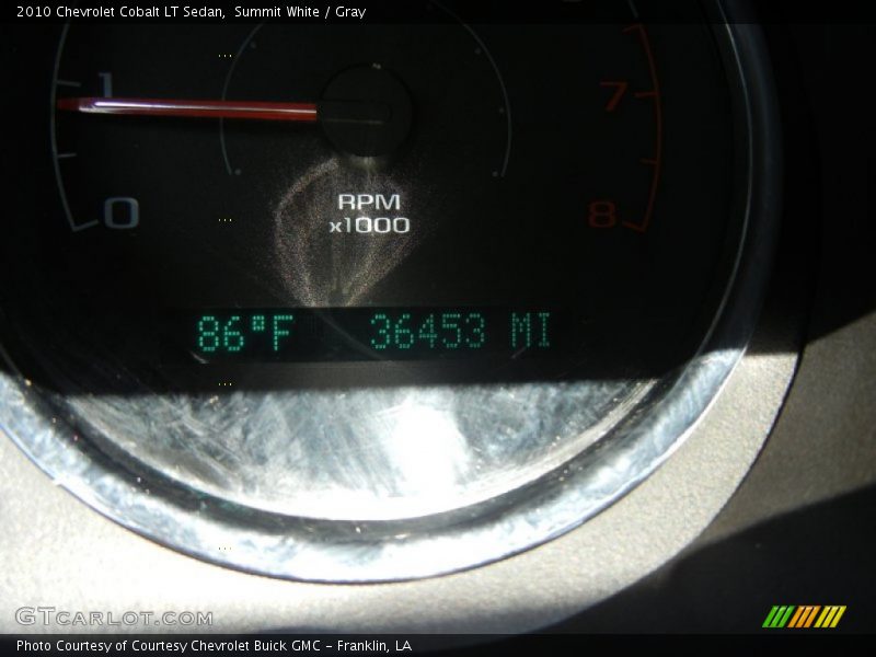 Summit White / Gray 2010 Chevrolet Cobalt LT Sedan