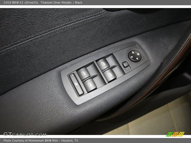 Titanium Silver Metallic / Black 2009 BMW X3 xDrive30i