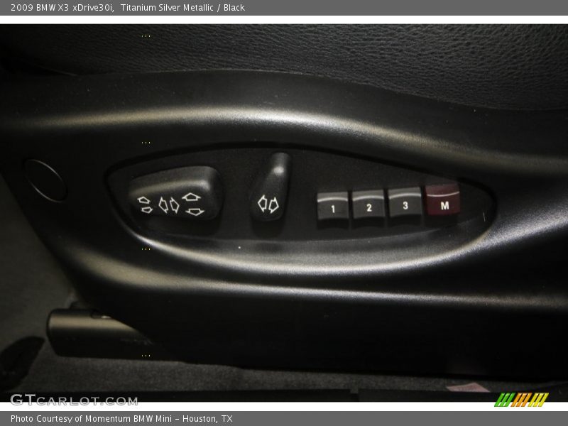 Titanium Silver Metallic / Black 2009 BMW X3 xDrive30i