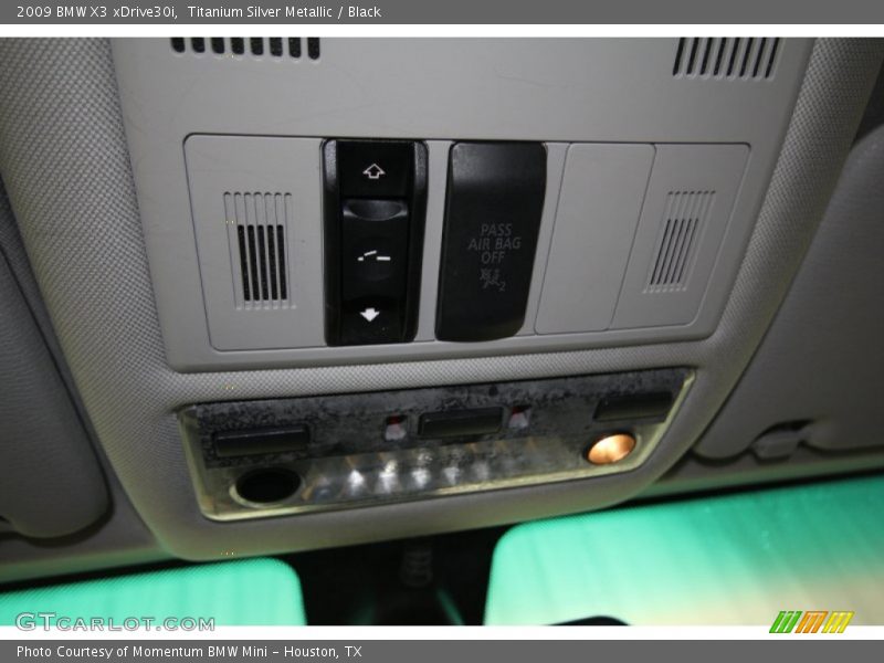 Titanium Silver Metallic / Black 2009 BMW X3 xDrive30i