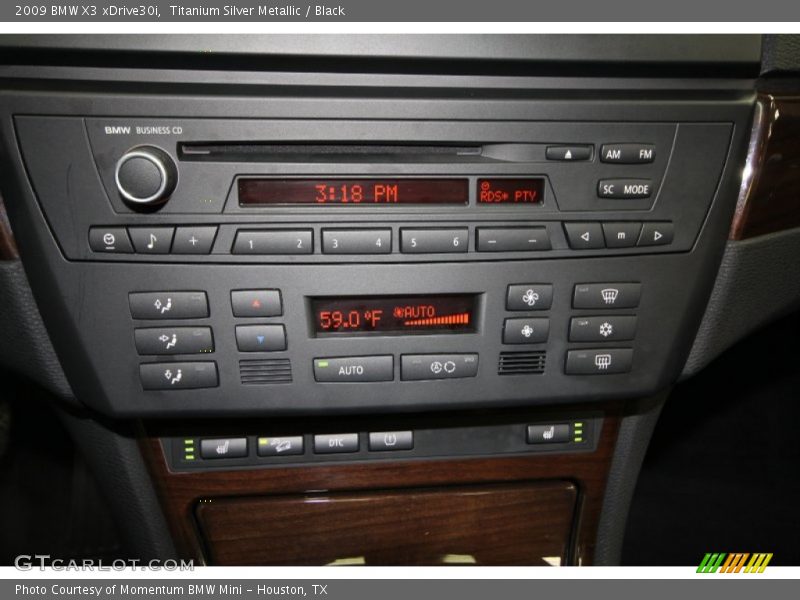 Titanium Silver Metallic / Black 2009 BMW X3 xDrive30i