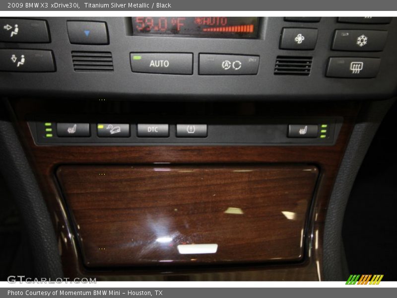 Titanium Silver Metallic / Black 2009 BMW X3 xDrive30i