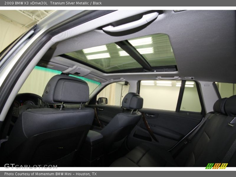 Titanium Silver Metallic / Black 2009 BMW X3 xDrive30i