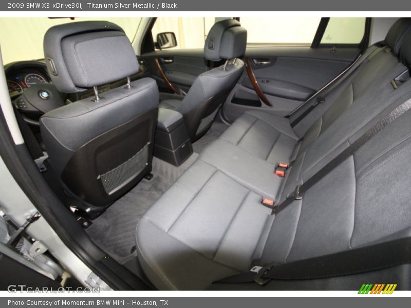 Titanium Silver Metallic / Black 2009 BMW X3 xDrive30i