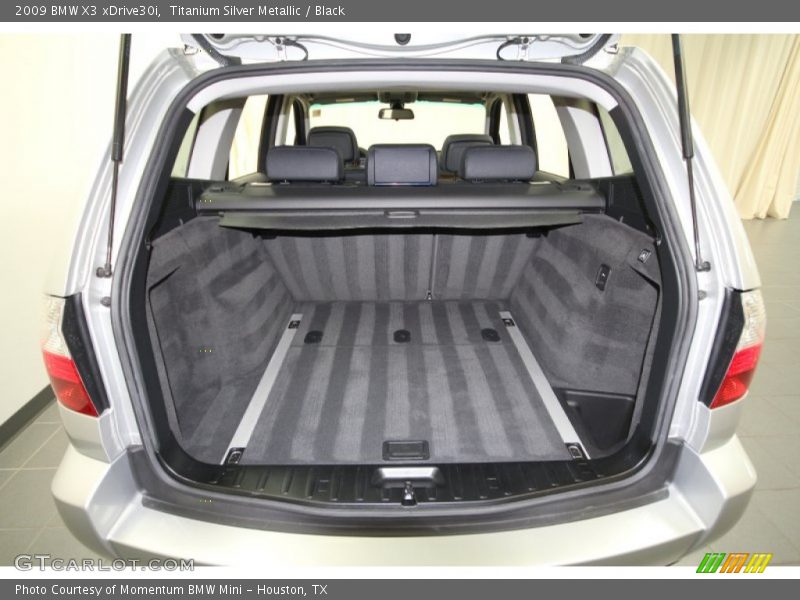 Titanium Silver Metallic / Black 2009 BMW X3 xDrive30i