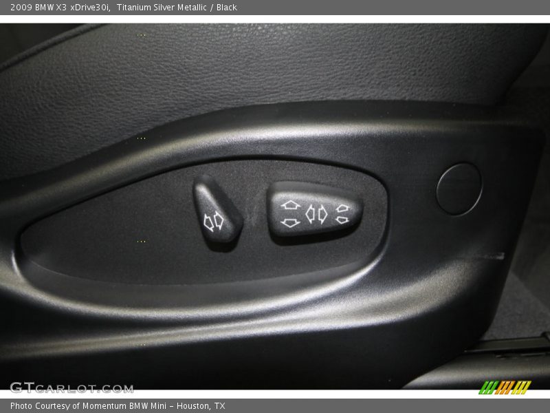 Titanium Silver Metallic / Black 2009 BMW X3 xDrive30i