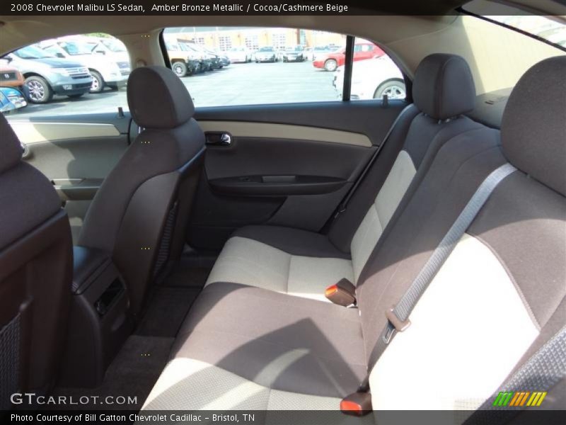 Amber Bronze Metallic / Cocoa/Cashmere Beige 2008 Chevrolet Malibu LS Sedan