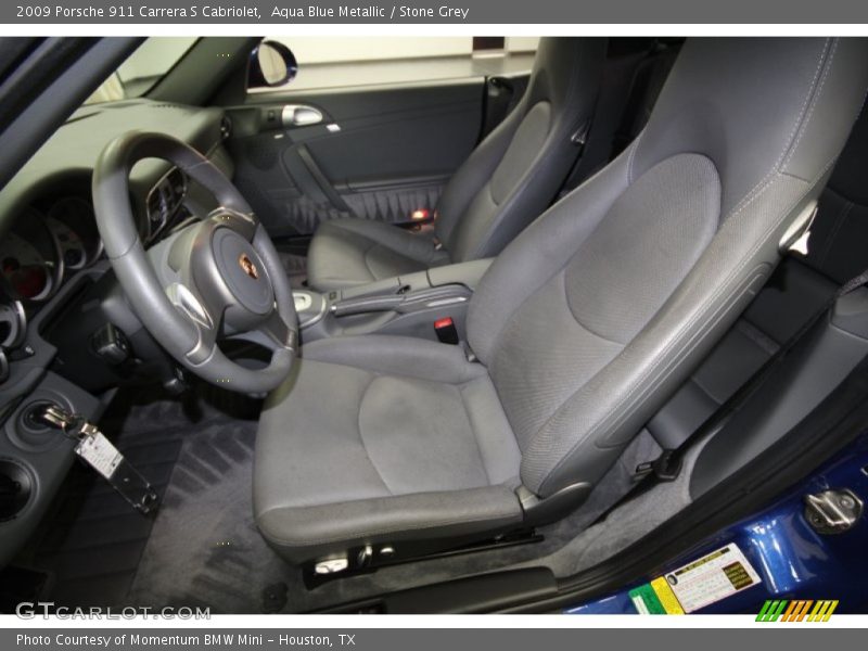  2009 911 Carrera S Cabriolet Stone Grey Interior