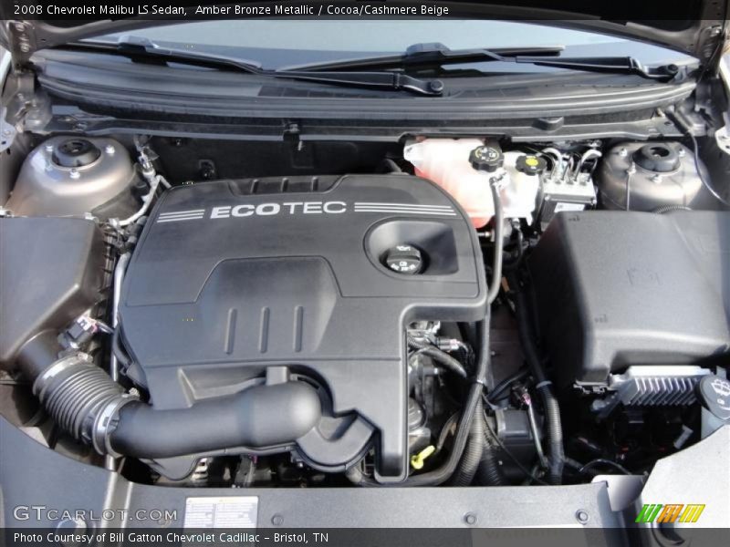 Amber Bronze Metallic / Cocoa/Cashmere Beige 2008 Chevrolet Malibu LS Sedan