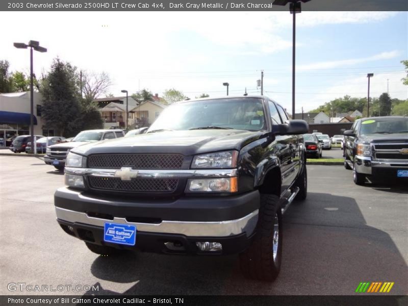 Dark Gray Metallic / Dark Charcoal 2003 Chevrolet Silverado 2500HD LT Crew Cab 4x4