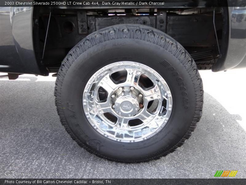 Dark Gray Metallic / Dark Charcoal 2003 Chevrolet Silverado 2500HD LT Crew Cab 4x4