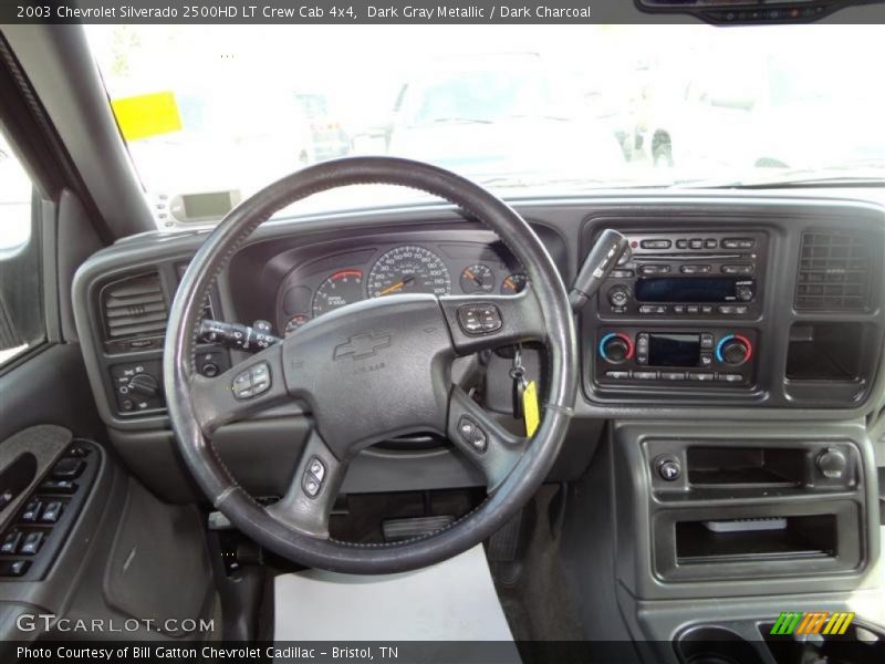 Dark Gray Metallic / Dark Charcoal 2003 Chevrolet Silverado 2500HD LT Crew Cab 4x4