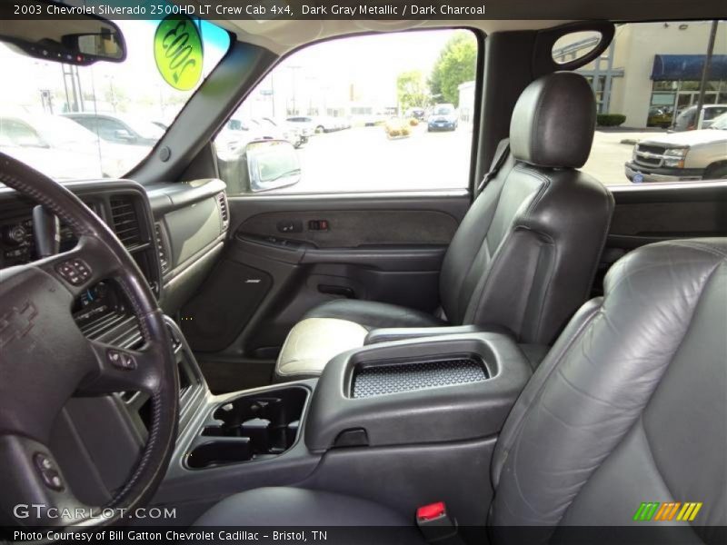 Dark Gray Metallic / Dark Charcoal 2003 Chevrolet Silverado 2500HD LT Crew Cab 4x4
