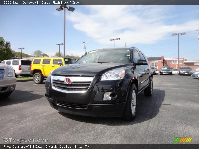 Carbon Flash Black / Gray 2009 Saturn Outlook XE