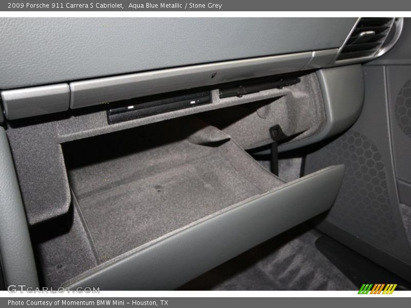 Aqua Blue Metallic / Stone Grey 2009 Porsche 911 Carrera S Cabriolet