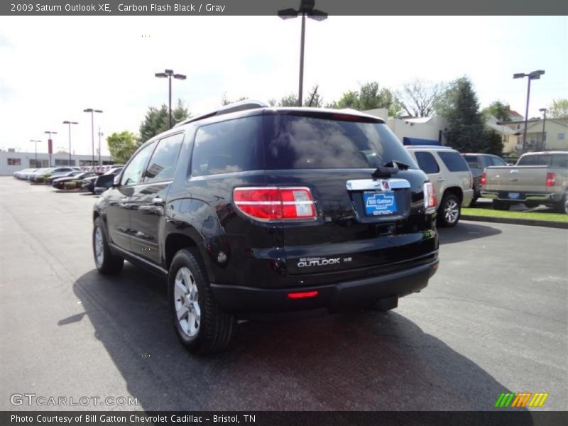 Carbon Flash Black / Gray 2009 Saturn Outlook XE