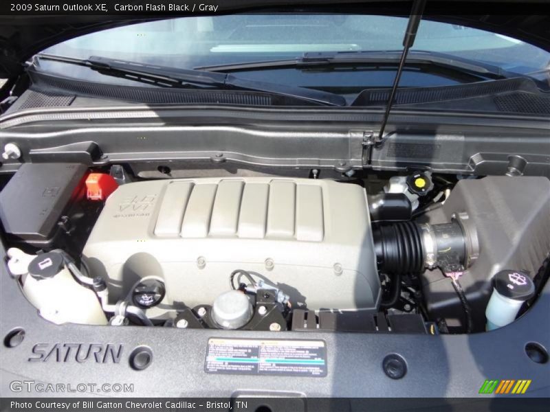 Carbon Flash Black / Gray 2009 Saturn Outlook XE