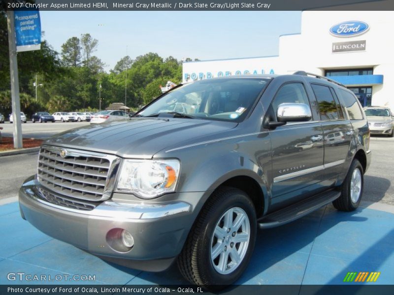 Mineral Gray Metallic / Dark Slate Gray/Light Slate Gray 2007 Chrysler Aspen Limited HEMI