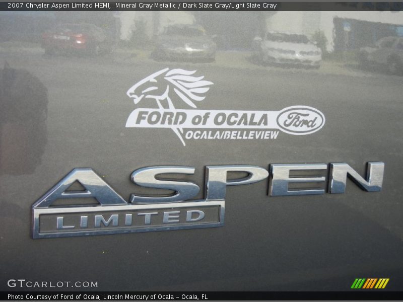 Mineral Gray Metallic / Dark Slate Gray/Light Slate Gray 2007 Chrysler Aspen Limited HEMI