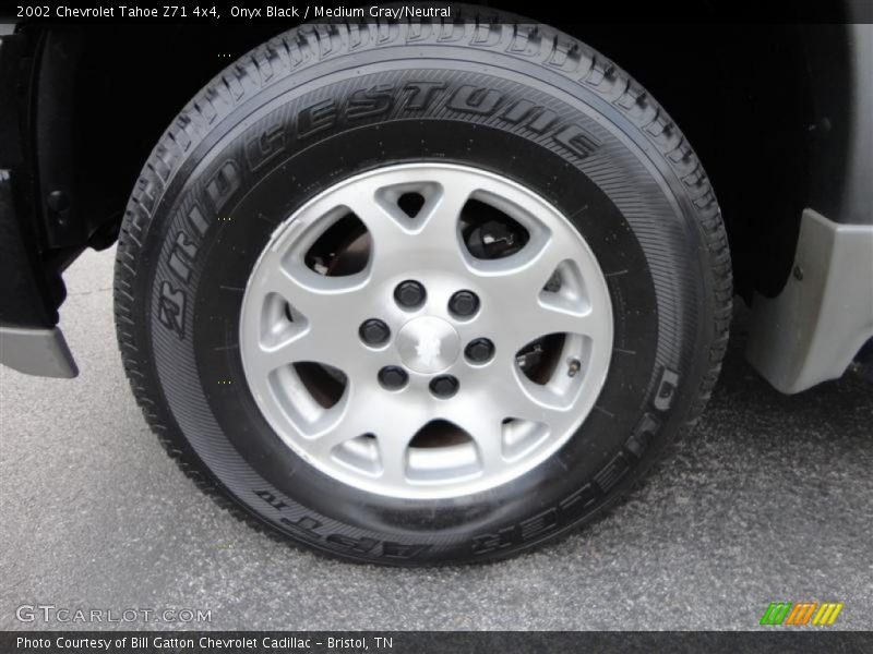 Onyx Black / Medium Gray/Neutral 2002 Chevrolet Tahoe Z71 4x4