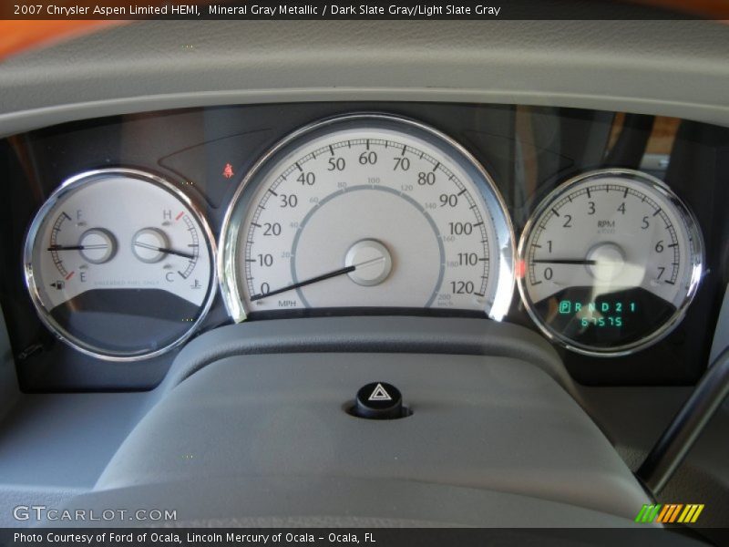 Mineral Gray Metallic / Dark Slate Gray/Light Slate Gray 2007 Chrysler Aspen Limited HEMI