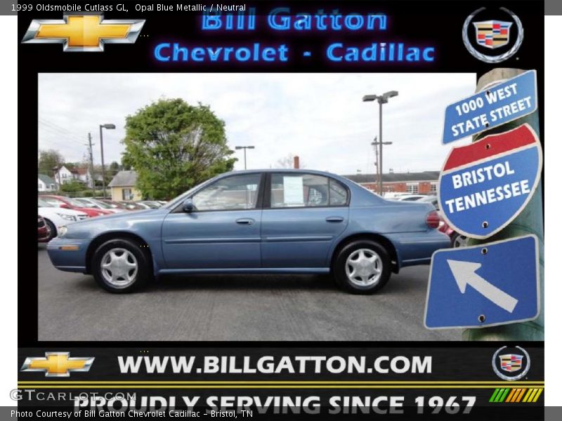 Opal Blue Metallic / Neutral 1999 Oldsmobile Cutlass GL
