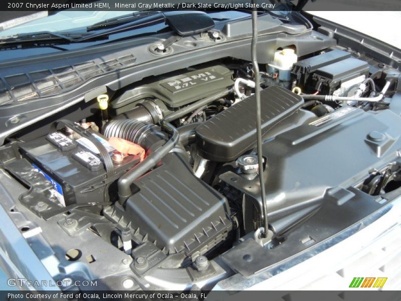 Mineral Gray Metallic / Dark Slate Gray/Light Slate Gray 2007 Chrysler Aspen Limited HEMI